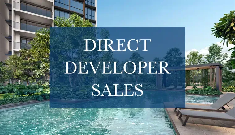 Direct developer sales render showing a pool deck and residential tower, indicative of Dunearn Green